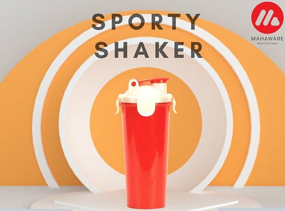 Sporty Water Bottle and Shaker 500ml uploaded by business on 6/10/2020