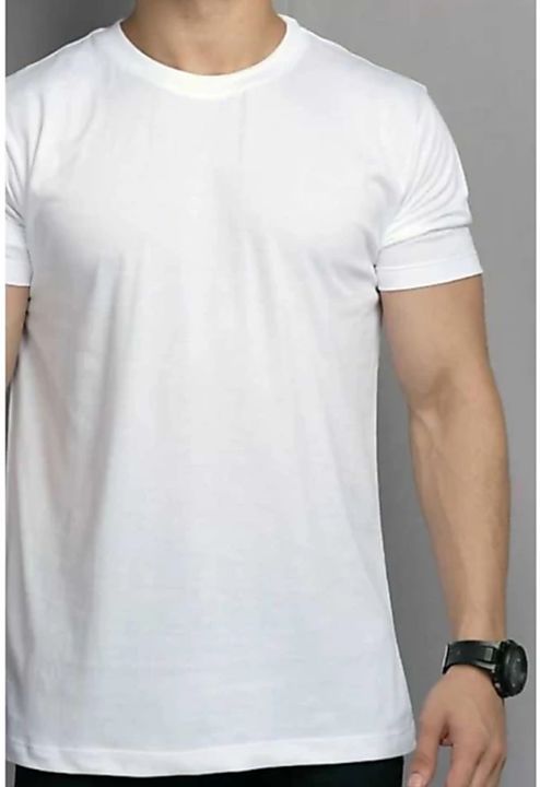 White T-Shirt 100% bio wash 180 GSM  uploaded by business on 1/28/2022