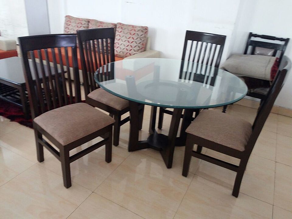 4chairs dining set in pure teak wood  uploaded by business on 10/4/2020