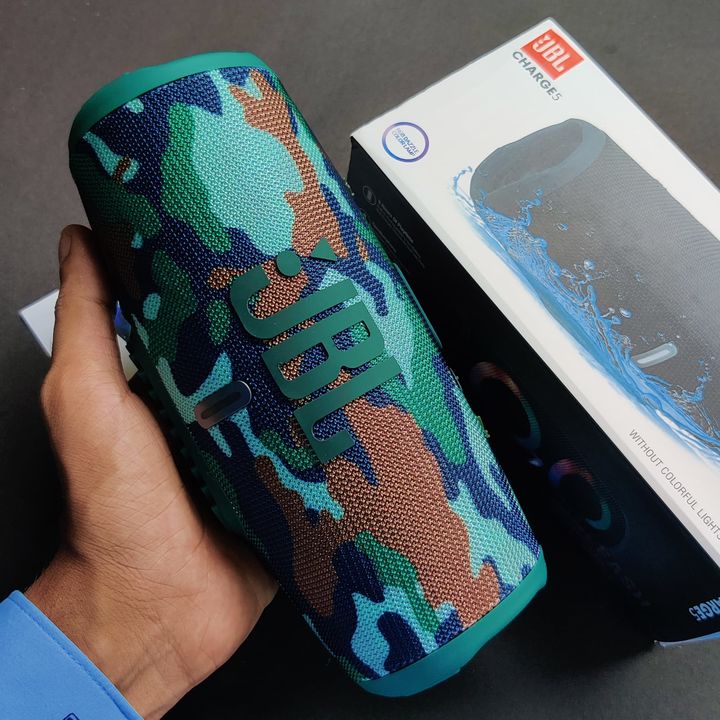 *JBL  CHARGE  5 : HEAR THE THRUTH* 

*FIRST  TIME  JBL SPEAKER  WITH  ORIGINAL LOGO*

_WITH  PARTY   uploaded by Fashion & Electronics Mart  on 1/28/2022