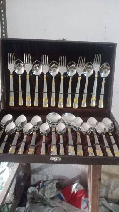 Gold plated cutlery set  uploaded by Steel edge on 1/28/2022