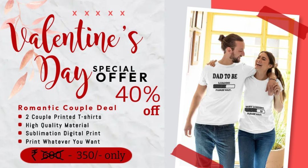 Velentine day special offers uploaded by Dhurv Enterprises ( all in one service provider) on 1/29/2022