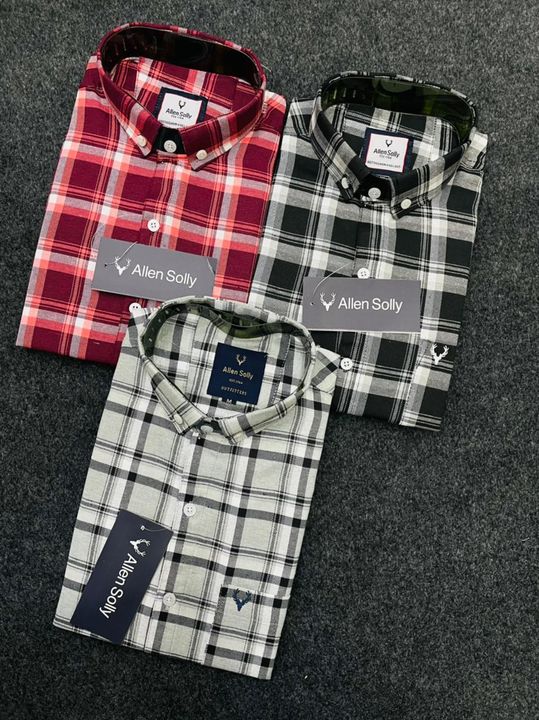 Cotton twill casual checks shirts uploaded by Prince garments on 1/29/2022