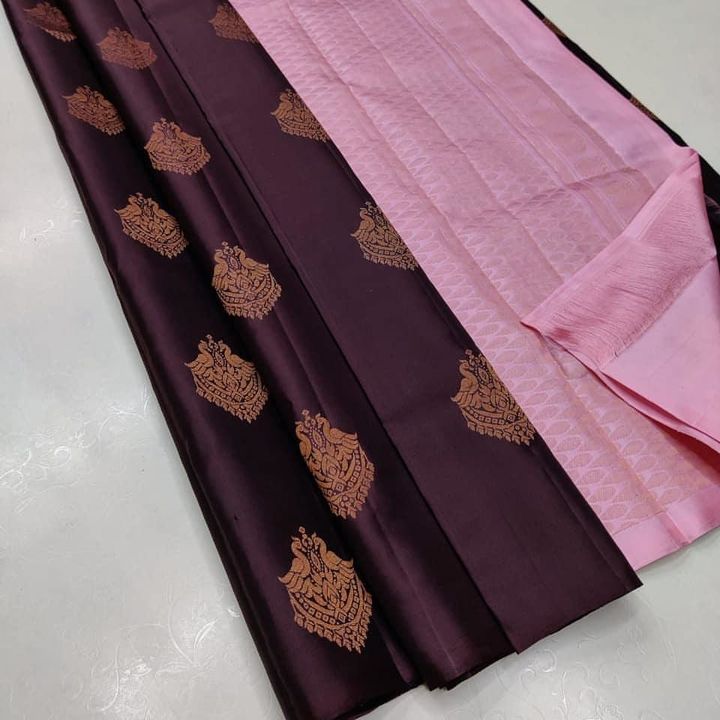 SOFT LICHI SILK SAREE  uploaded by Southmaart collections  on 1/29/2022