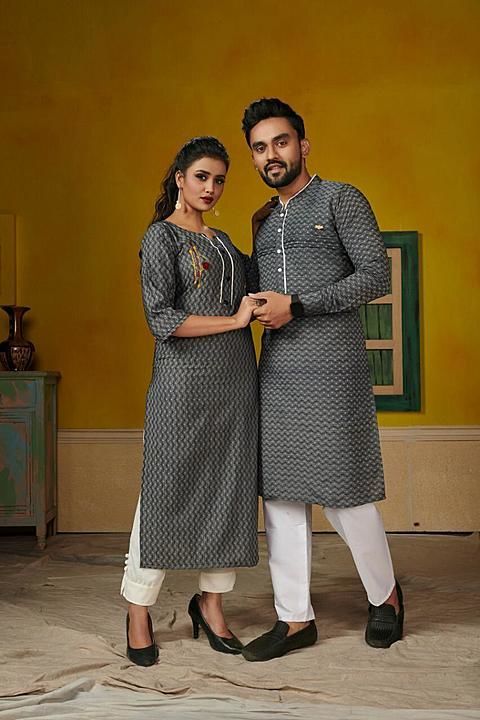 Couple combo
Catalog name : Ram Lila
Kurta fabric: cotton
Payjama fabric: mix cotton
Size:M,L,XL,XXL uploaded by Anshu designers on 10/5/2020