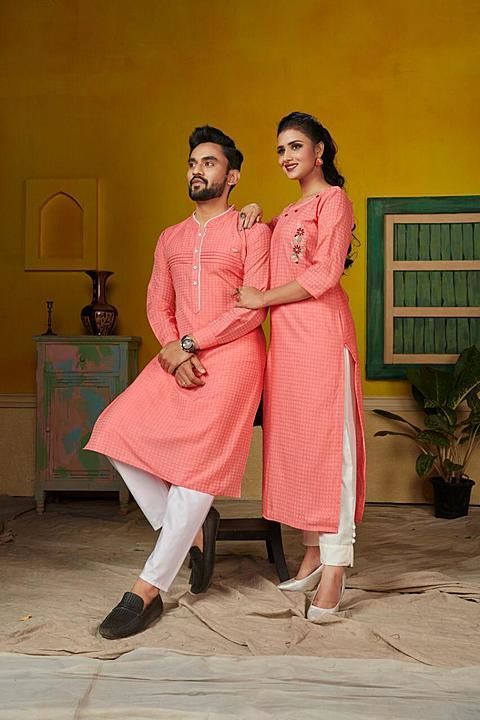 Couple combo
Catalog name : Ram Lila
Kurta fabric: cotton
Payjama fabric: mix cotton
Size:M,L,XL,XXL uploaded by Anshu designers on 10/5/2020