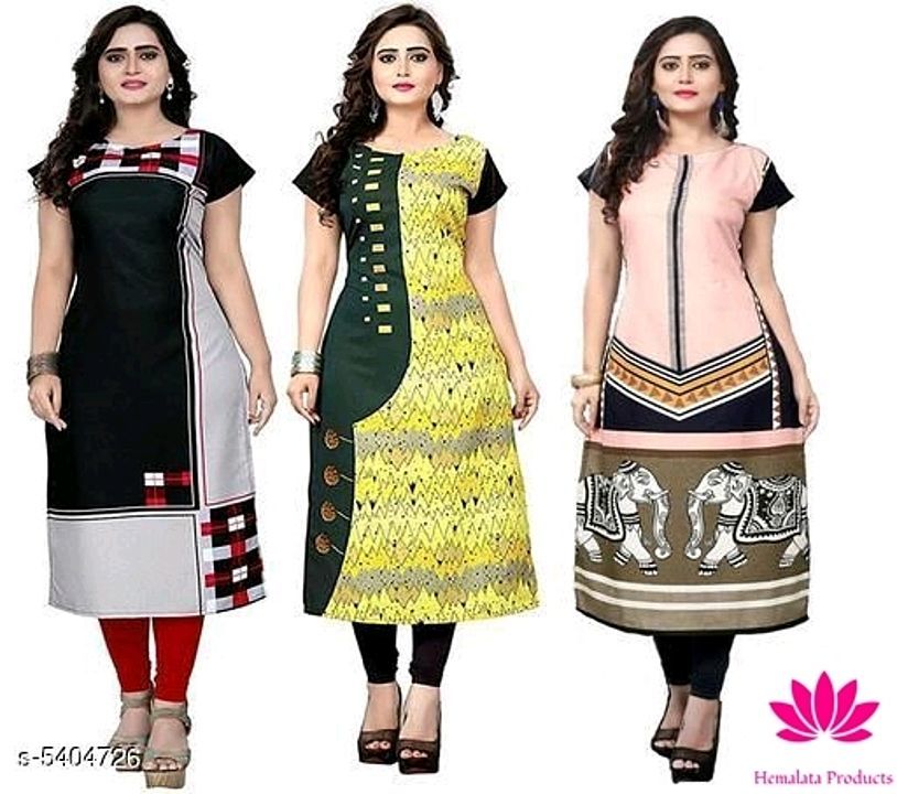 Kurti combo pack of 3 uploaded by business on 10/5/2020