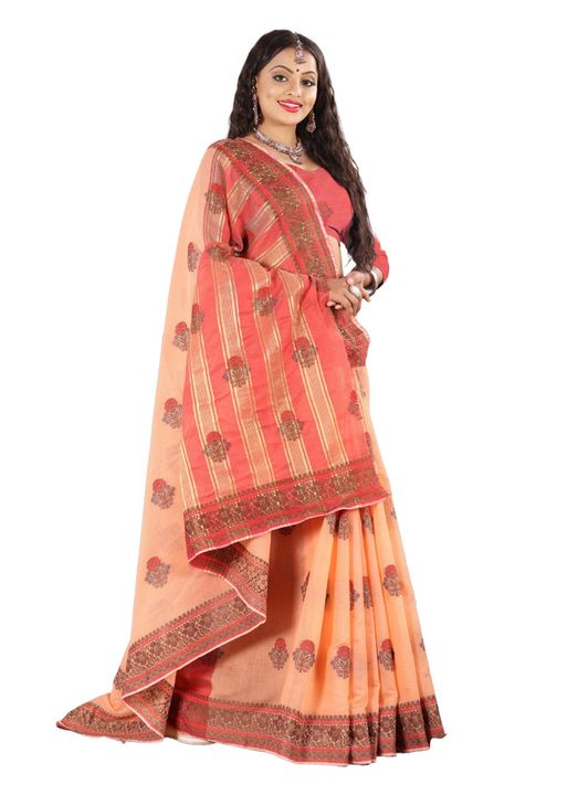 Product image of Cotton Linen Saree, price: Rs. 599, ID: cotton-linen-saree-7742cb48