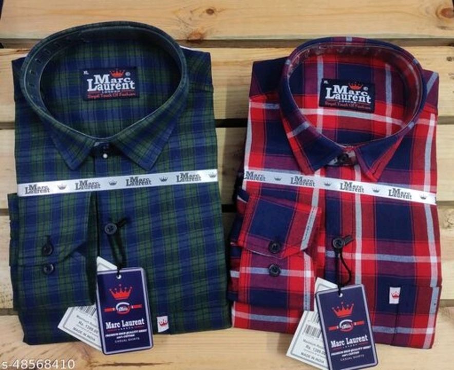 Check shirt uploaded by Sapna collection on 1/30/2022