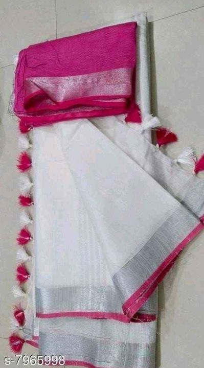 Post image I am manufacturer and seller of all kinds of khadi and linen saree