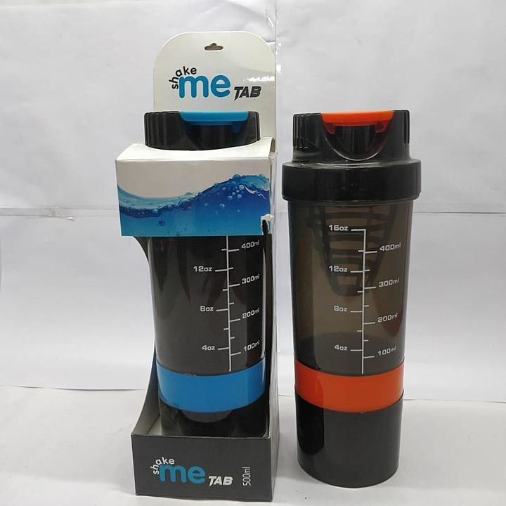 Post image 3 layer shaker with 500 ml capacity and pills organiser and powder container.
