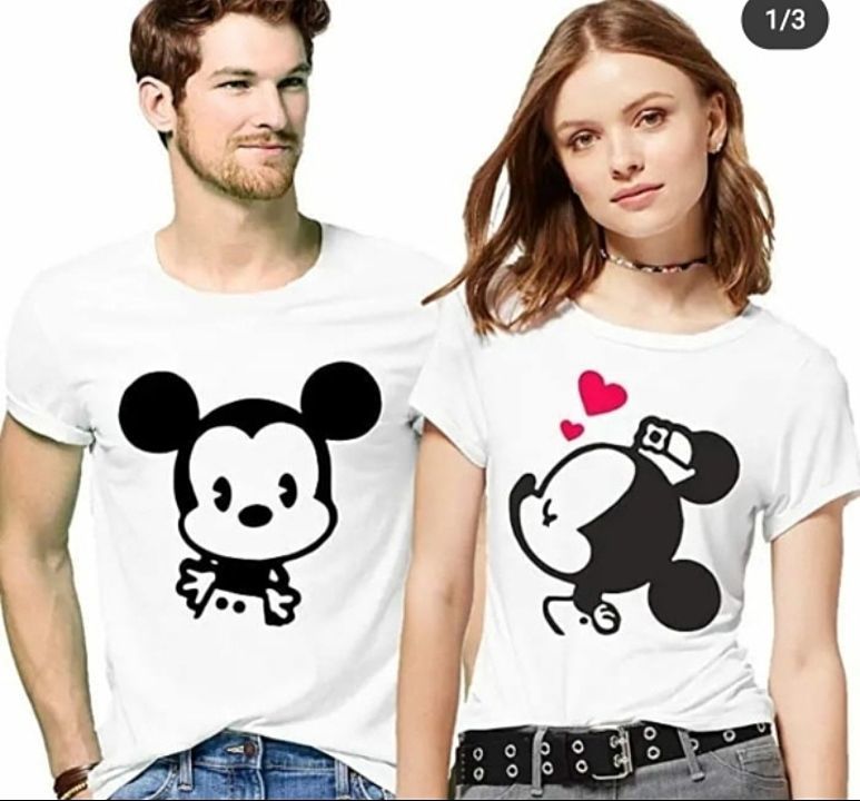 Customised couple t shirt uploaded by business on 10/5/2020