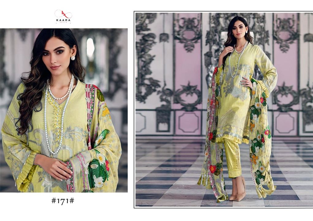 Kaara Suits Anaya Lawn Chifgon Dupatta uploaded by Fashion Worldd on 1/30/2022
