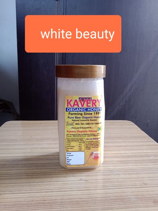 White creame mustard honey  uploaded by Kavery organic honey  on 1/30/2022