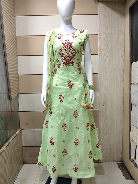 Modal kurti with duppata work  uploaded by business on 10/5/2020