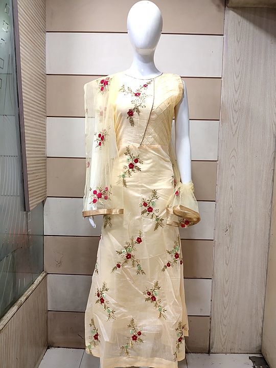Modal kurti with duppata work  uploaded by business on 10/5/2020