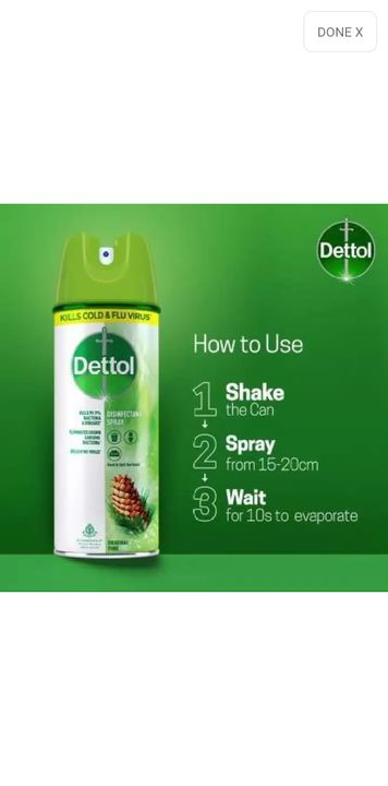Dettol Spring blossom Disinfectant Spray (170 g) uploaded by GS INSURANCE Pvt Ltd. on 1/30/2022
