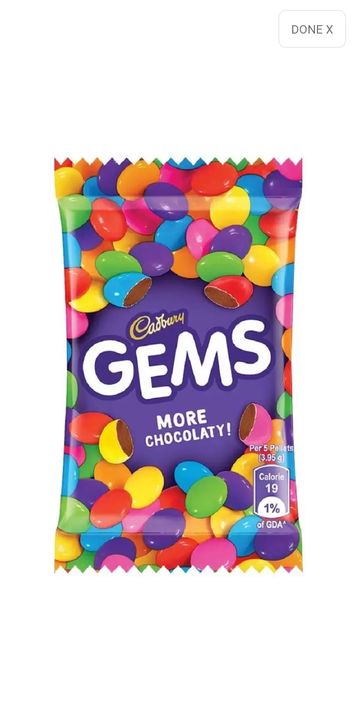 Cadbury Gems (912 g) uploaded by GS INSURANCE Pvt Ltd. on 1/30/2022