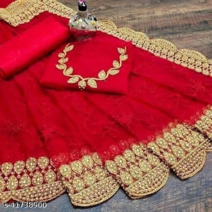 YAVARNA FASHION Embroidered Bollywood Net Saree

Color: black, pink, red

Style: 9 Yards Sari

Saree uploaded by Amaush Kumar on 1/30/2022