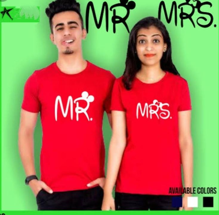 Couple t shirt uploaded by BLUE BRAND COLLECTION on 1/30/2022