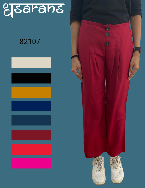 3button culot pants uploaded by business on 1/31/2022