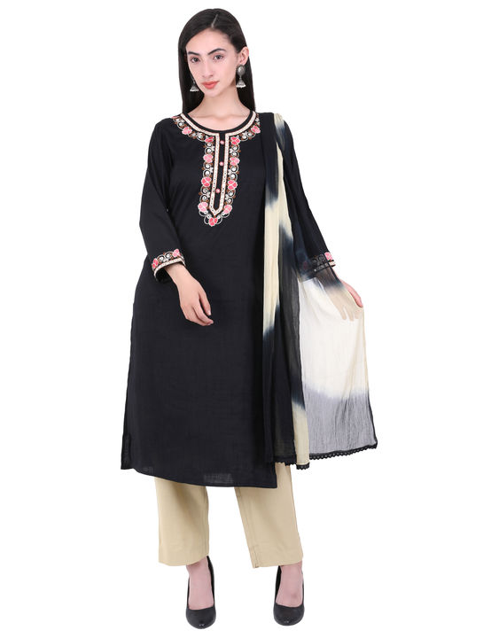 Rayon Embroidered Kurti uploaded by Just Designs on 1/31/2022