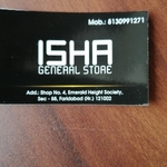 Business logo of Isha general store