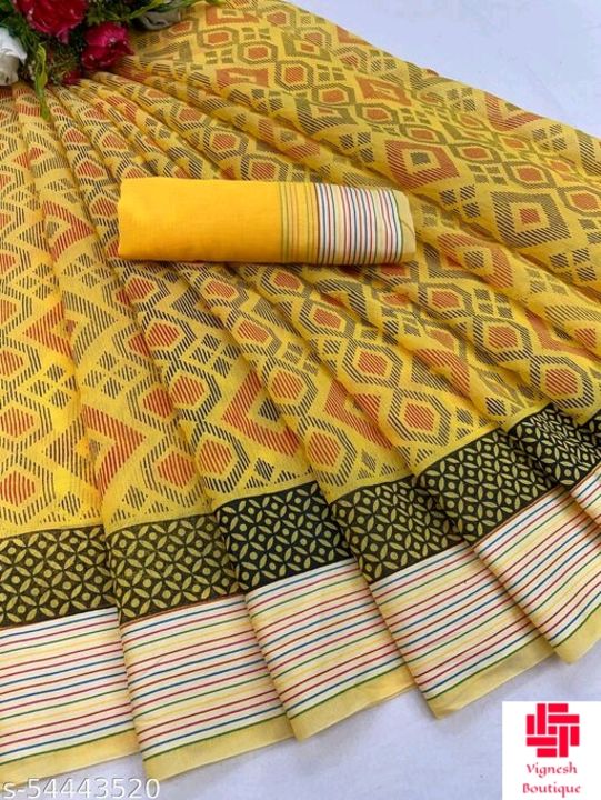 Cotton sarees uploaded by Vignesh boutique on 1/31/2022