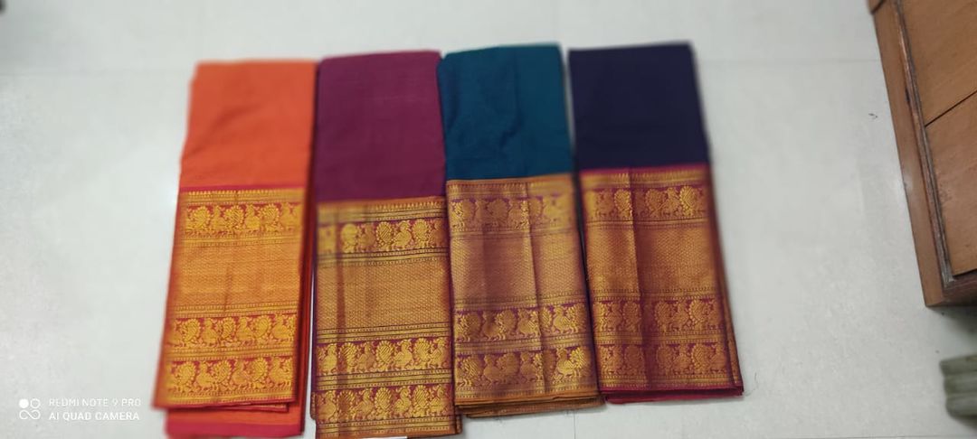 Post image I want 50 Pieces of Mercerised cotton sarees peacock.
Chat with me only if you offer COD.
Below is the sample image of what I want.