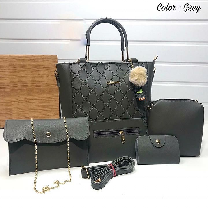 Exclusive handbags for woman set of 5 uploaded by business on 10/5/2020