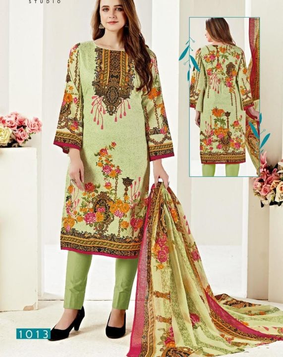 Lawn cotton suits uploaded by Adiyan collection on 1/31/2022