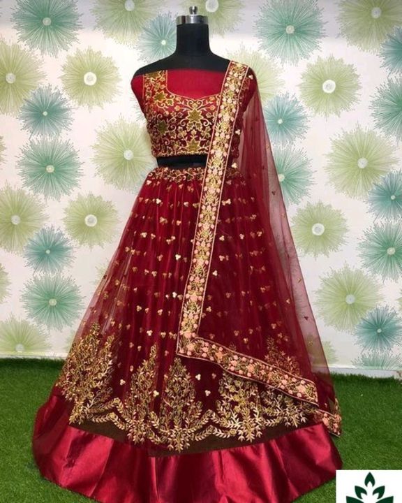 Post image Attractive classy unstitched women's Lehnga.                       👉 FREE delivery 🚚👉 COD available ✅💸⭐ PRICE-999rs/✅💸ORDER for msg me in inbox 📥