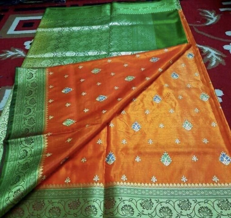 *Jay Jagannath* Embroidered Banarasi Satin Silk Saree

*Rs.1099(freeship)*
*Rs.1170(cod)*
*whatsapp. uploaded by NC Market on 2/1/2022