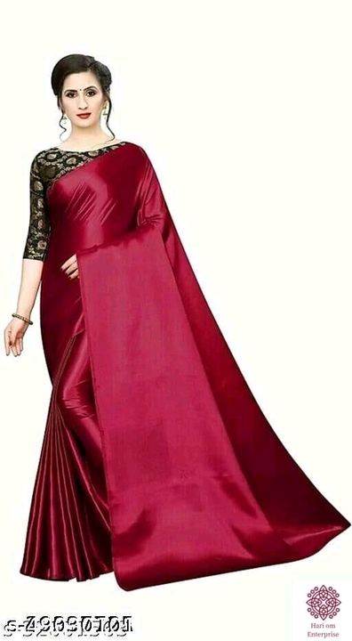 Aagyeyi Alluring Sarees
Saree Fabric: Satin Silk
Blouse: Separate Blouse Piece
Blouse Fabric: Jacqua uploaded by Kapdo ka dukan on 2/1/2022