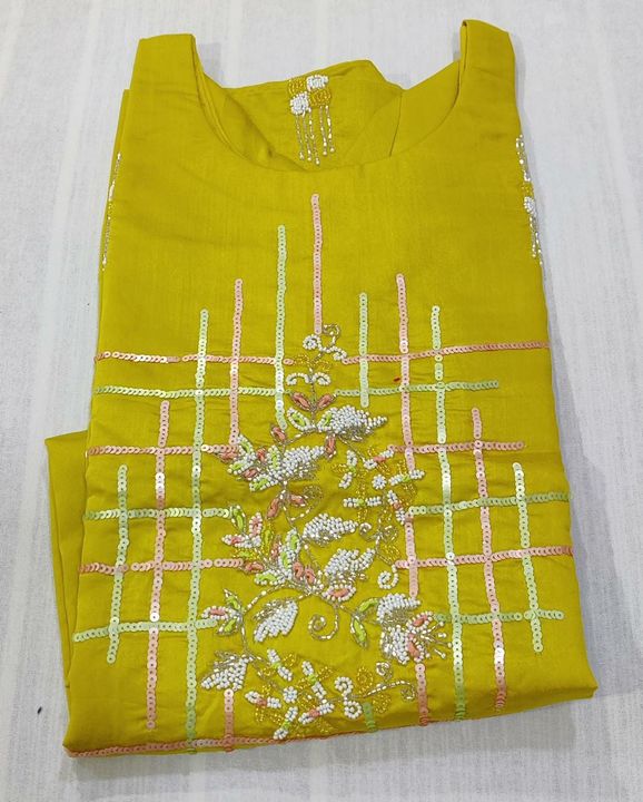 Post image Premium muslin silk 
Size 44 
Lengt 46 approx
Price 799 ship free
With astar