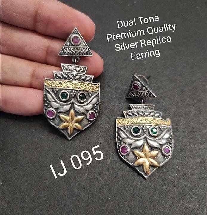 Premium Dual Tone Earrings uploaded by business on 10/5/2020
