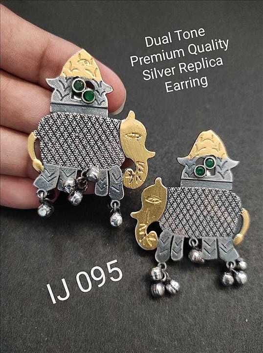 Premium Dual Tone Earrings uploaded by business on 10/5/2020