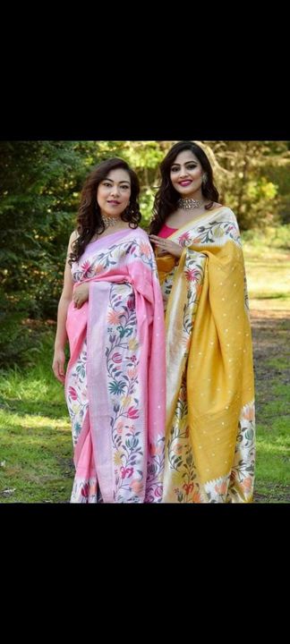Banarasi tusser silk saree uploaded by business on 2/1/2022