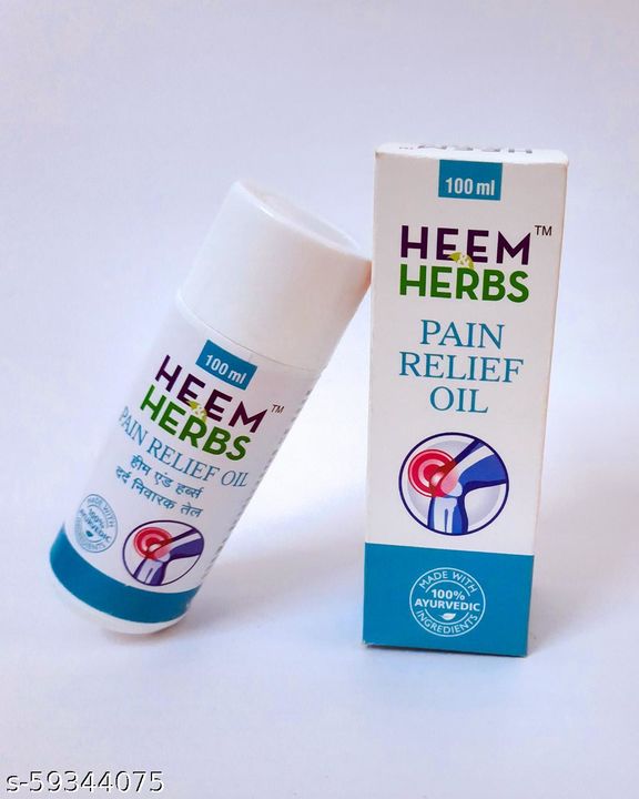 HEEM & HERBS PAIN RELIEF OIL 100ML  uploaded by business on 2/1/2022