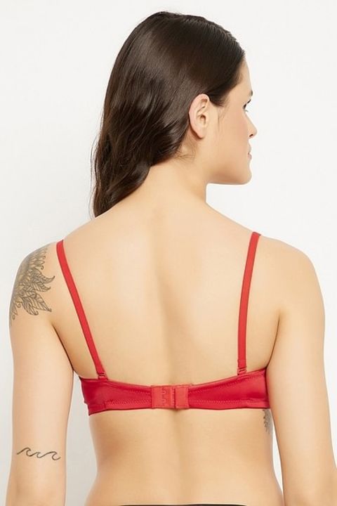 Level 1 Push-Up Underwired Demi Cup Strapless T-Shirt Bra In Red In Balconette Style

 uploaded by business on 2/1/2022