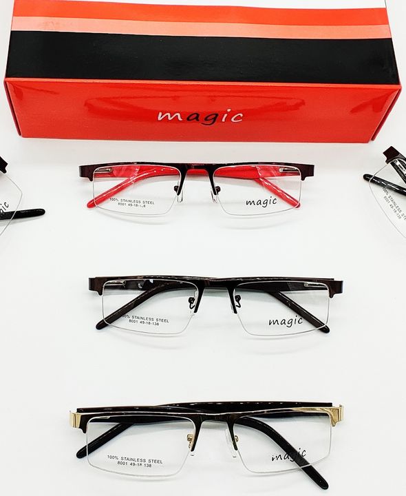 Magic eyewear with fancy logo  uploaded by Eastern optical co on 2/1/2022