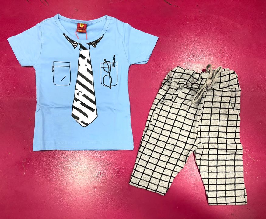 Boys casual t shirt and trousers uploaded by Kids trends on 2/1/2022