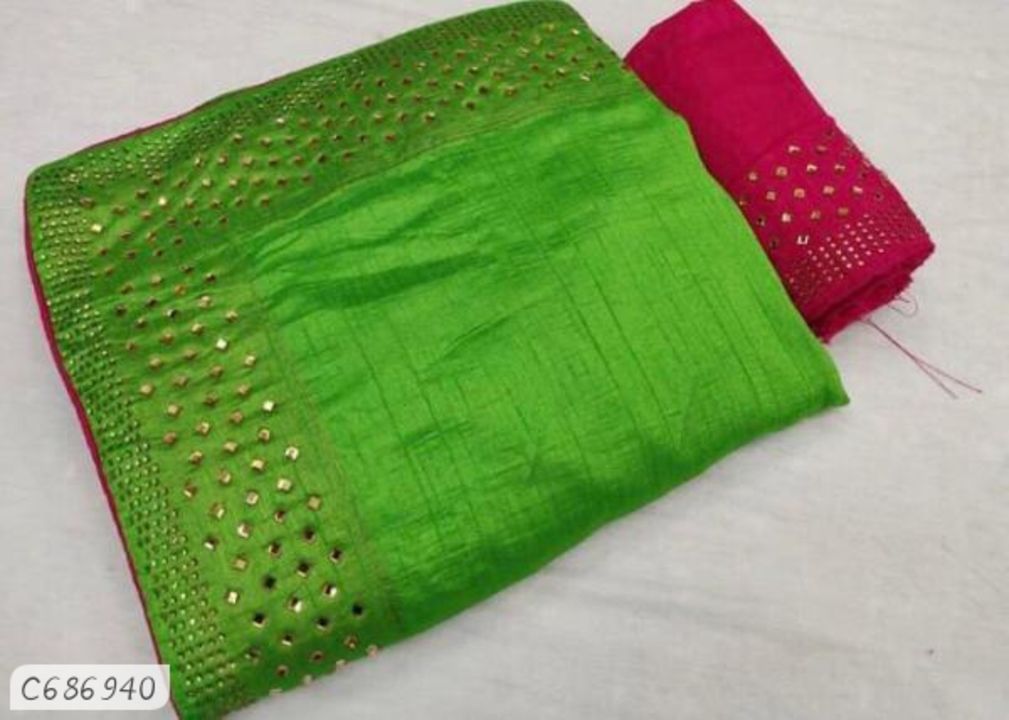 *Catalog Name:* Fantastic Sana Silk Sarees With Diamond Work

 uploaded by business on 2/1/2022