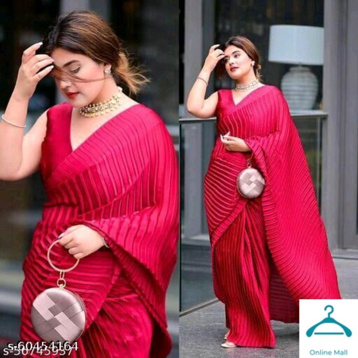 Women's party wear saree uploaded by Online mall on 2/2/2022