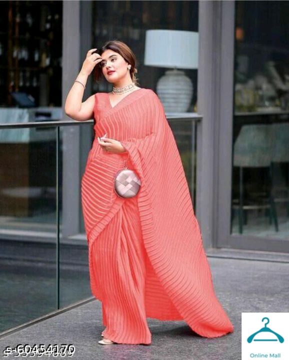 Women's party wear saree uploaded by business on 2/2/2022