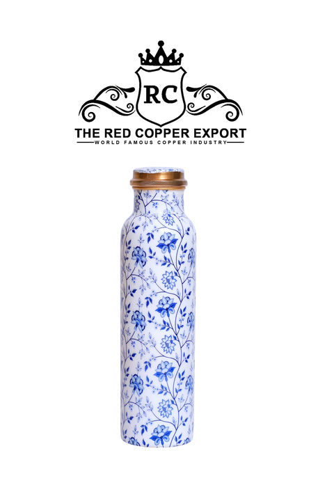 Copper water bottle 950 ml uploaded by The Red Copper on 2/2/2022