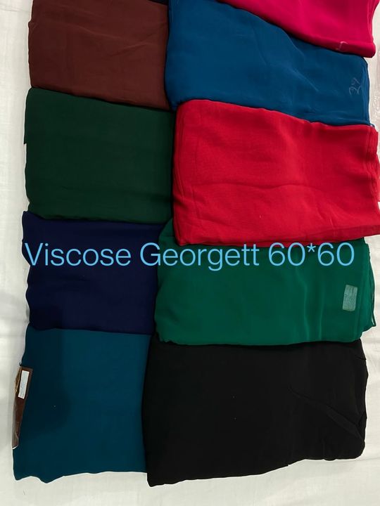 Viscos georgette uploaded by Prathika Fashions on 2/2/2022