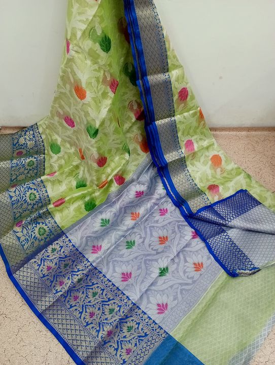 Banarasi silk sarees uploaded by business on 2/2/2022
