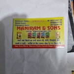 Business logo of Maniram And Sons