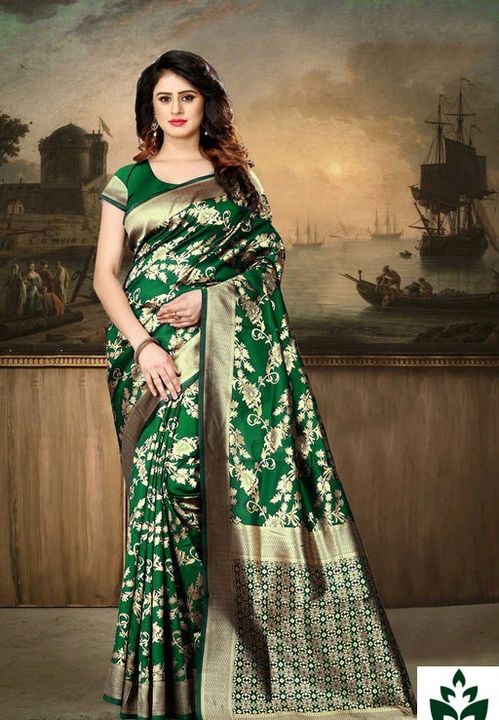 Post image Banarasi silk saree🥻👉 FREE delivery 🚚👉 COD available ✅💸ORDER for msg me in inbox 📥 OR watsapp me 7281839263